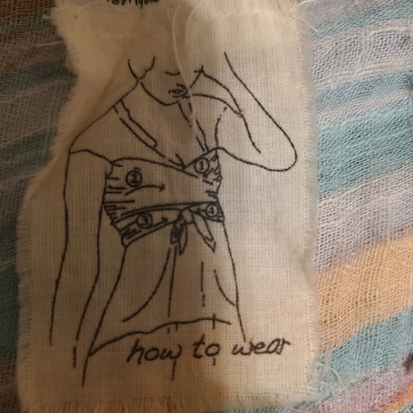 Free People Wrap Dress Striped - Picture 7 of 8